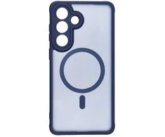 FULL Dėklas, skirtas Samsung S26 PLUS pilnai matiniam Mag dėklui, suderinamas su MagSafe, mėlynas