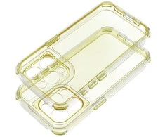 Dėklas Oem Case for iPhone 17 PRO Matrix Clear yellow