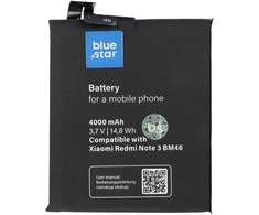 BlueStar „Blue Star Mėlynas STAR“ baterija, skirta „XIAOMI REDMI NOTE 3“ (BM46) 4000 mAh