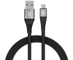 BlueStar USB A į Micro USB Blue Star 2A kabelis su pyne 1,2 m TFK-DC-003 juodas