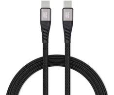 BlueStar USB C į USB C laidas Blue Star 3A 60W PD QC4.0 su pyne 1,2 m TFK-DC-003 juodas