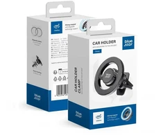 BlueStar Blue Star Magnetic car phone holder compatible with Magsafe Mėlyna star CLAMP air vent juodas