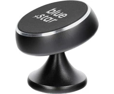 BlueStar Magnetic car phone holder Blue Star Short Stick dashboard juodas