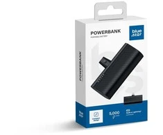 Blue Star Mėlynas STAR powerbank 5000 mAh with built-in connector Lightning 2,1A W0556P juodos spalvos
