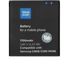 BlueStar Blue Star Mėlynas STAR PREMIUM baterija, skirta SAMSUNG Core Prime G3608 G3606 G3609 1700 mAh
