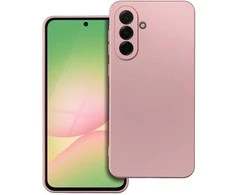 Oem METALLIC Dėklas skirtas Samsung Galaxy A56 5G rožinės spalvos