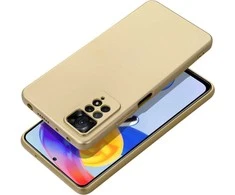 Oem METALLIC Dėklas skirtas Xiaomi Redmi Note 14 PRO 4G aukso spalvos
