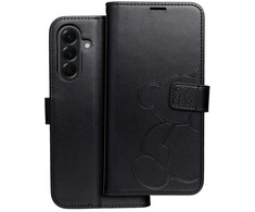 Oem MEZZO Book dėklas skirtas Samsung Galaxy A56 5G teddy bear juodos spalvos