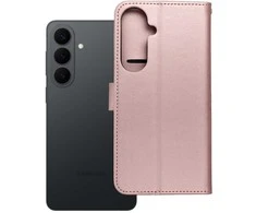 Dėklas su klapką na Samsung S26 PLUS Mezzo Book mandala złoto-rožinė