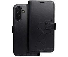 Oem MEZZO Book dėklas skirtas Samsung Galaxy A36 5G teddy bear juodos spalvos