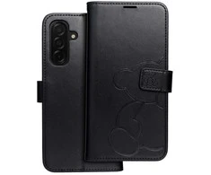 Oem MEZZO Book dėklas skirtas Samsung Galaxy A26 5G teddy bear juodos spalvos