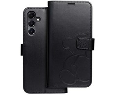 Oem MEZZO Book dėklas skirtas Samsung Galaxy A16 5G teddy bear juodos spalvos