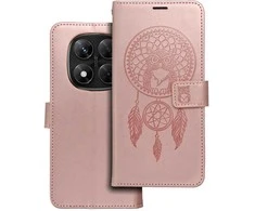 Oem MEZZO atverčiamas dėklas, skirtas XIAOMI Redmi Note 14 PRO 5G / 14 PRO PLUS 5G Dreamcatcher Rose Gold