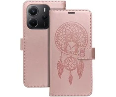 Greengo MEZZO atverčiamas dėklas, skirtas XIAOMI Redmi Note 14 4G (GLOBAL – 164,84 mm x 78,15 mm x 8,16 mm) Dreamcatcher Rose Gold