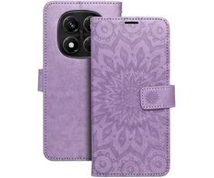 Oem MEZZO Book dėklas skirtas Xiaomi Redmi Note 14 PRO 4G mandala violetinės spalvos
