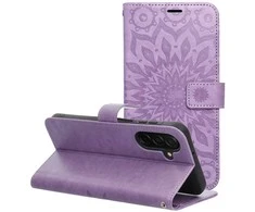 Oem MEZZO atverčiamas dėklas XIAOMI Redmi Note 14 5G mandala violetinis
