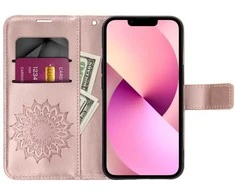 Oem Greengo MEZZO dėklas, skirtas XIAOMI Redmi 15 5G, Mandala, aukso ir rožinės spalvos