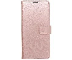 Dėklas su klapką na Xiaomi Redmi NOTE 15 PRO 5G Mezzo Book mandala złoto-rožinė