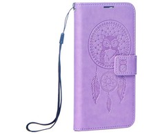 Dėklas su klapką na Xiaomi Redmi NOTE 15 5G Mezzo Book łapacz snów violetinė