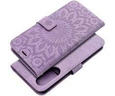 Dėklas su klapką na Xiaomi Redmi NOTE 15 PRO 5G Mezzo Book mandala violetinė