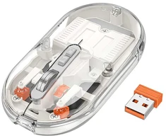 Belaidė pelė Hoco 2,4G 1600 dpi dual mode bluetooth GM35 baltas