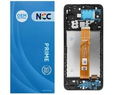 Zila NCC LCD ekranas, skirtas SAMSUNG A12 A125F/U/W/M OEM su rėmeliu