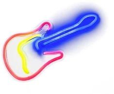 Oem NEON NA ŚCIANĘ LED na USB - Gitara modelis