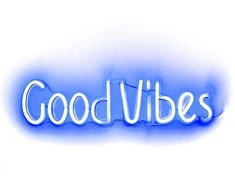 Oem Neoninis LED ir USB - Good Vibes modelis