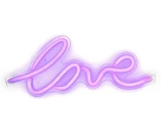 OEM neoninis LED USB - LOVE modeliai