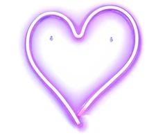 OEM neoninis LED USB - HEART modeliai