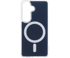 Dėklas na Samsung S26 Clear Fusion Mag Cover zgodne su MagSafe tamsiai mėlyna