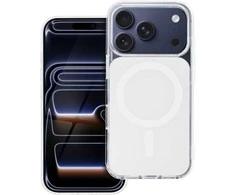 Dėklas Oem Case for iPhone 16e (SE4 2025) / 17e Clear Fusion Mag Cover compatible with MagSafe baltas