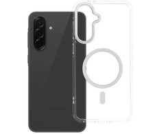 Oem Dėklas na Samsung A36 Frame Clear Hybrid Mag Cover suderinamas su MagSafe skaidriu