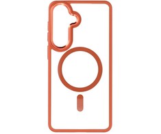 Dėklas ROAR futerał MAG BUMPER kompatybilny su MagSafe do SAMSUNG S26 Plus oranžinė
