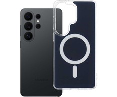 Oem „Samsung S26 ULTRA Clear Fusion Mag“ dėklas, suderinamas su „MagSafe“, tamsiai mėlynas