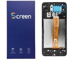 Originalus LCD ekranas, skirtas SAMSUNG A12 A125F/U/W/M OEM su rėmeliu