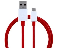 Inne Originalus ONEPLUS kabelis USB A iki C tipo 4A D301 1 m raudonas masinis