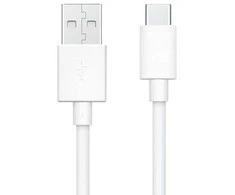 OPPO originalus kabelis USB A iki C tipo 3A DL143 1 m baltas urmu