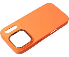 Dėklas Oem Case for iPhone 17 Pro / 18 Pro Frame oranžinis
