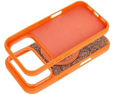Dėklas Oem Case for iPhone 18 Pro / 17 Pro Quartz Circle Stand Mag Cover oranžinis