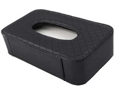 Oem Tissue box with strap juodos spalvos