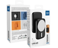 BlueStar Powerbank compatible with MagSafe Blue Star Slim DG-P8 15W 5000 mAh juodas