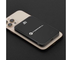 Powerbank compatible with MagSafe Forcell F-Energy SuperSlim F5K8 QC4.0 PD3.0 15W 5000 mAh juodas