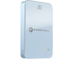 Powerbank compatible with MagSafe Forcell F-Energy SuperSlim F10K8 QC4.0 PD3.0 15W 10000 mAh mėlynas