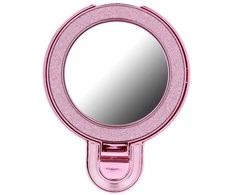 Oem Telefono stovas CIRCLE MIRROR - priklijuojamas - rožinis