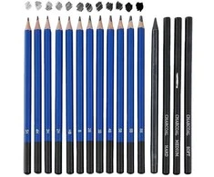 Dėlionė partnertele Sketching Drawing Set Pencils Case 37in1 KP-C72B