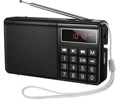 Portable radio Hoco HI50 juodas