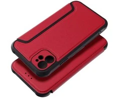 Dėklas Oem Flip case for iPhone 16e (SE 4 2025) Razor Book red