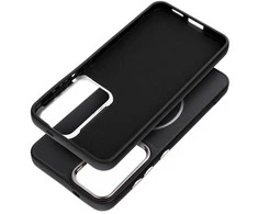 Oem RĖMO DANGTELIS „MagSafe“ suderinamas dėklas, skirtas SAMSUNG S25 FE, juodas