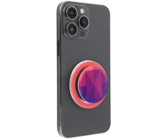 Dėklas ROAR ACRYLIC POP TOK compatible with MagSafe Violetinė / Raudona